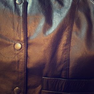 Leather vest
